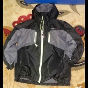 Boys Like New Black Swiss Tech Coat Size 4-5